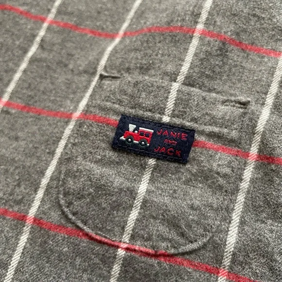 JANIE & JACK | Train Overalls + Matching Socks - Picture 5 of 6